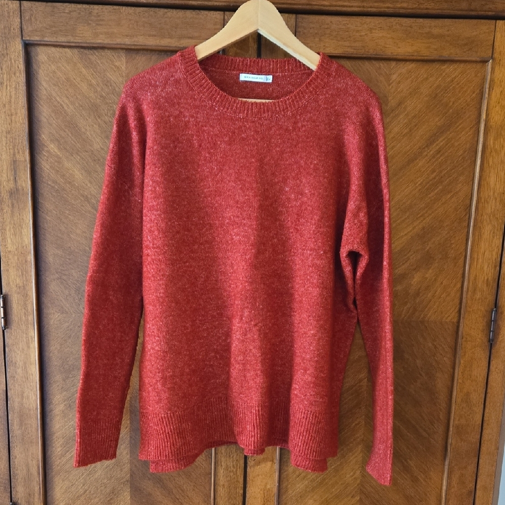 Staccato Rich Red Crew Neck Sweater